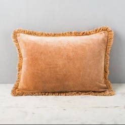 ELM AND OAK Textiles Lugano Amber Cushion
