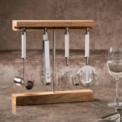 ELM & OAK Sydney Barware Stand And Accessories