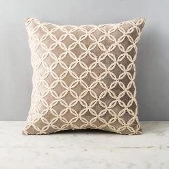 ELM AND OAK Anastasia Embroidered Cushion