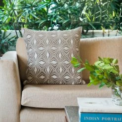 ELM AND OAK Textiles Annabelle Embroidered Cushion