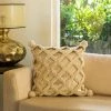ELM AND OAK Antique Gold Foil Printed Cushion Textiles