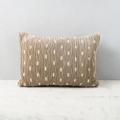 ELM AND OAK Textiles Audrey Embroidered Cushion