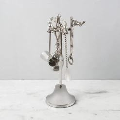 ELM AND OAK Rabbit Barware Stand And Accessories