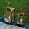 ELM & OAK Bloomingville Lanterns (Set Of 2) Accessories