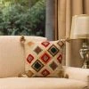 ELM AND OAK Bohemian Multi Embroidered Cushion