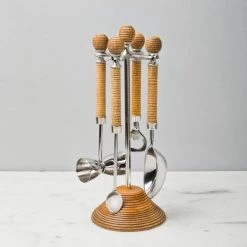 ELM & OAK Brisbane Barware Stand And Accessories