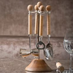 ELM & OAK Brisbane Barware Stand And Accessories