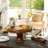 ELM AND OAK Table Top Andreas Classic Cake Stand With Glass Dome
