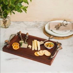 ELM AND OAK Table Top Chestnut Oak Cheese Platter