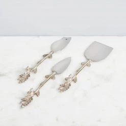 ELM AND OAK Flatware Hummingbird Cheese Set (Set Of 3)