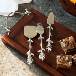 ELM & OAK Sales Shop 7 ELM AND OAK Flatware Hummingbird Cheese Set (Set Of 3)