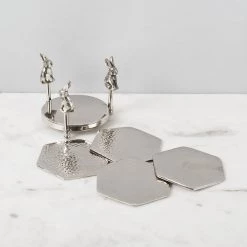 ELM AND OAK Rabbit Coasters