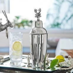 ELM AND OAK Reindeer Cocktail Shaker Barware