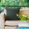 ELM AND OAK Emiliano Olive Green Cushion Textiles