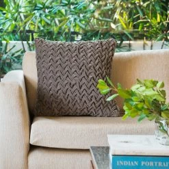 ELM AND OAK Textiles Emiliano Rock Ridge Cushion