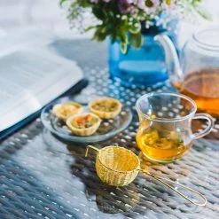 ELM & OAK English Basket Tea Infuser And Strainer