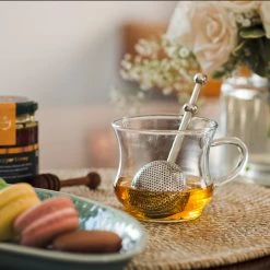 ELM & OAK Accessories English Flatball Tea Infuser Small (Nickel)