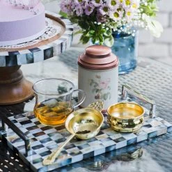 ELM & OAK English Over-Cup Tea Strainer Set