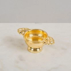 ELM & OAK English Tea Strainer And Bowl Set