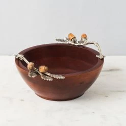 ELM AND OAK Chestnut Oak Fruit Bowl Table Top