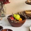 ELM AND OAK Chestnut Oak Fruit Bowl Table Top