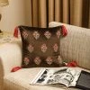 ELM AND OAK Gulmohar Embroidered Cushion