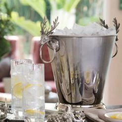 ELM AND OAK Barware Reindeer Ice Bucket