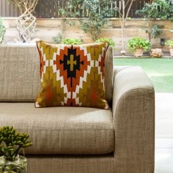 ELM AND OAK Textiles Kas Kilim Cushion