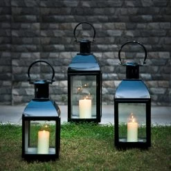 ELM & OAK Langham Lanterns (Set Of 3)