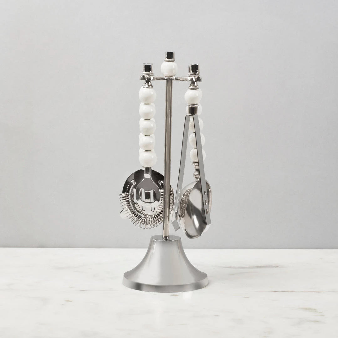 ELM & OAK Logan Barware Stand And Accessories 2 ELM & OAK Logan Barware Stand And Accessories