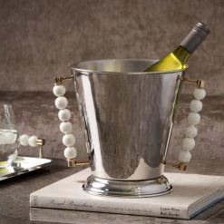 ELM & OAK Logan Ice Bucket Barware