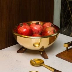 ELM AND OAK Marigold Salad Bowl