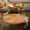 ELM & OAK Table Top Milano Round Tray (Large)
