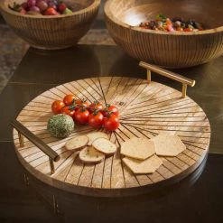 ELM & OAK Sales Shop 25 ELM & OAK Table Top Milano Round Tray (Small)