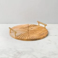 ELM & OAK Table Top Milano Round Tray (Small)