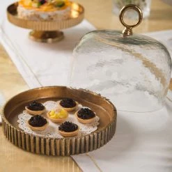 ELM & OAK Sales Shop 21 ELM & OAK Murano Glass Cloche Champagne (Large) Table Top