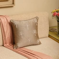 ELM AND OAK Naaz Embroidered Cushion