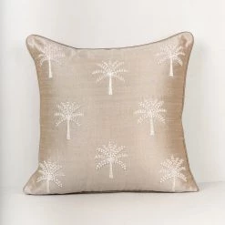 ELM AND OAK Naaz Embroidered Cushion
