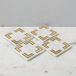 ELM & OAK Barware Oslo Coasters (Set Of 4)