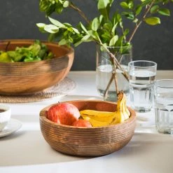 ELM AND OAK Table Top Palmer Fruit Bowl
