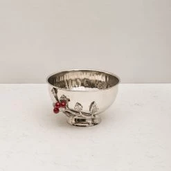 ELM AND OAK Red Berry Fruit Bowl Table Top