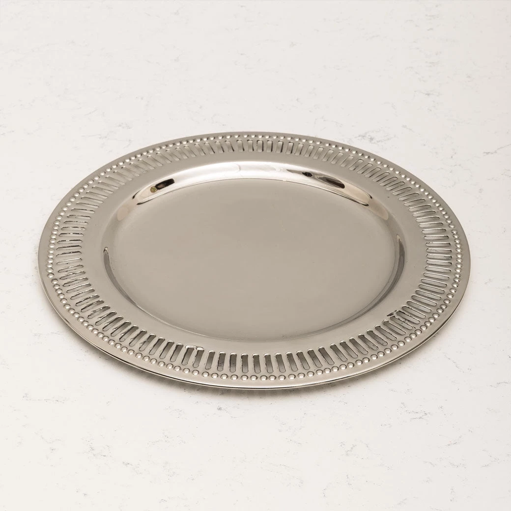 ELM AND OAK Table Top Victorian Round Platter 2 ELM AND OAK Table Top Victorian Round Platter