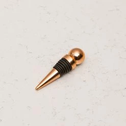ELM AND OAK Barware Rose Gold Bottle Stopper