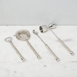 ELM & OAK Rico Barware Stand And Accessories