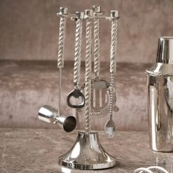 ELM & OAK Rico Barware Stand And Accessories