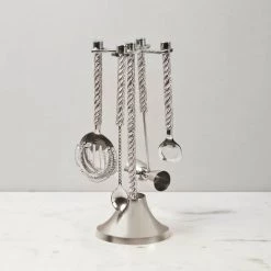 ELM & OAK Rico Barware Stand And Accessories