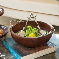 ELM AND OAK Hummingbird Salad Bowl Table Top