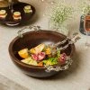 ELM AND OAK Grape Wine Salad Bowl Table Top