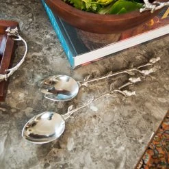 ELM AND OAK Hummingbird Salad Servers (Set Of 2)