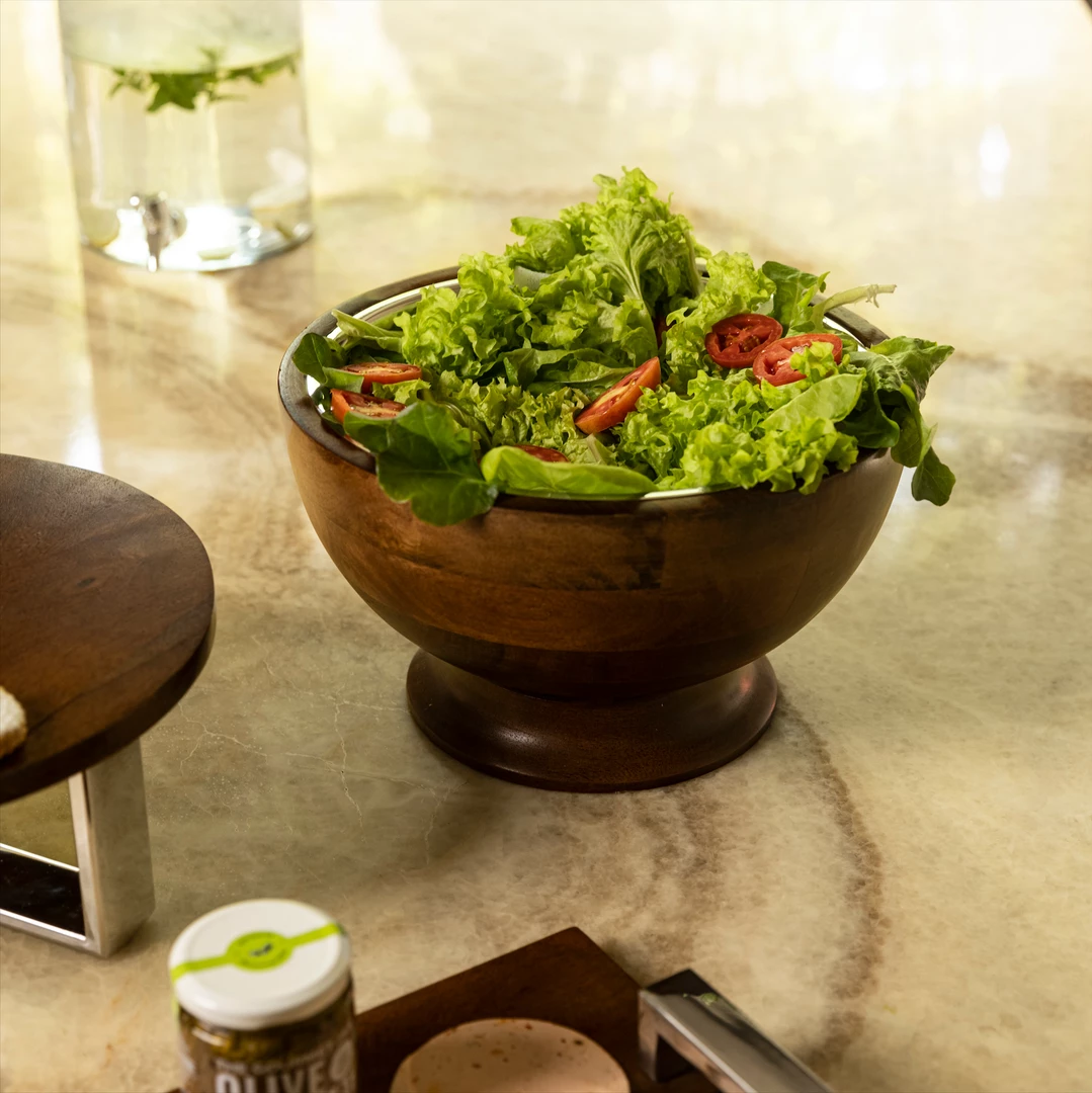 ELM & OAK Ladelle Salad Bowl 1 ELM & OAK Ladelle Salad Bowl